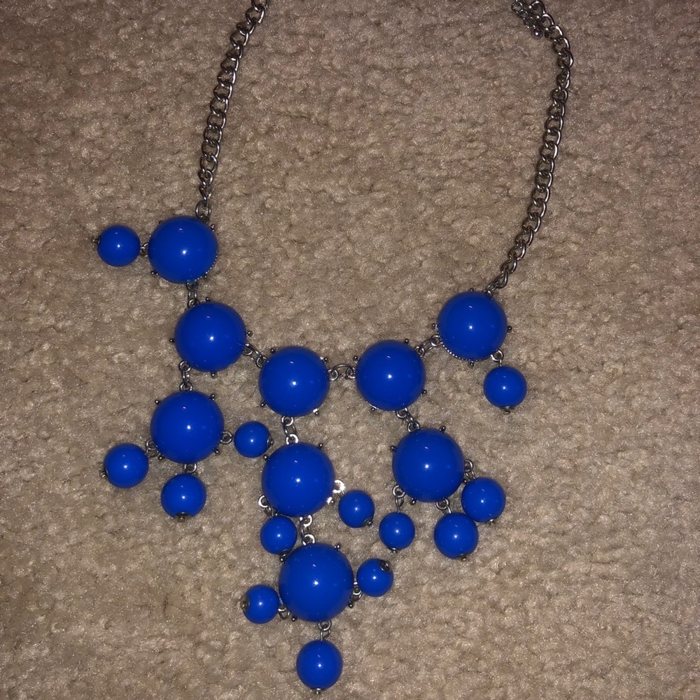 Royal Blue Accent Necklace